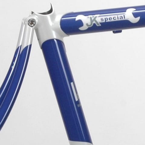 K Special in blue and white