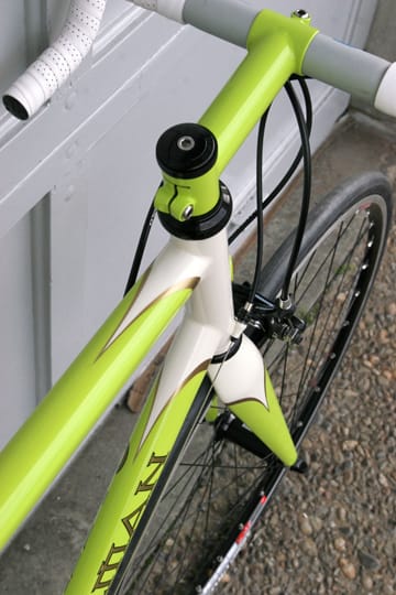 Joe Bell paint on Matt's Steelman Road Bike